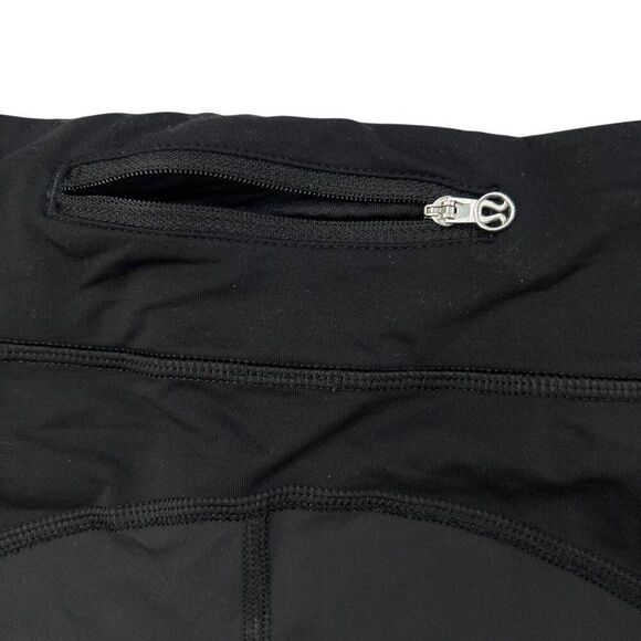Lululemon Runnin With My Homies Reflective Flare Pants Black Size 6 - Picture 8 of 9